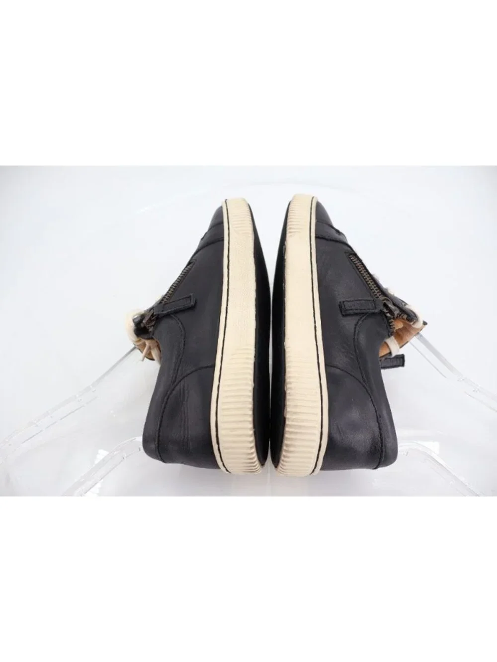Born Women Paloma Sneaker Sz 6.5 Black Leather Low Top Lace Up Casual Shoe Comfy